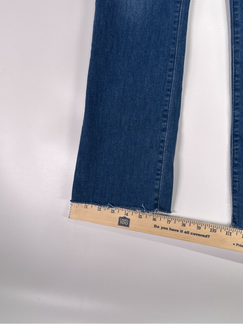 Madewell Cali Demi Boot Jeans High Rise Exposed Button Fly 24 - Picture 10 of 12